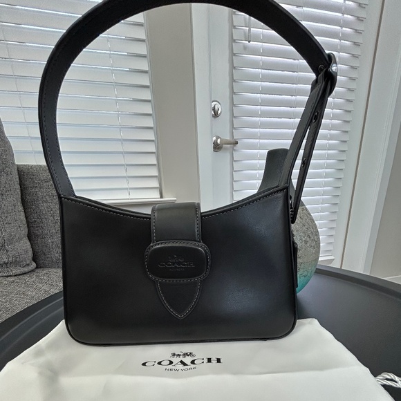 COACH ELIZA SHOULDER BAG (BLACK)🖤 - Picture 3 of 11